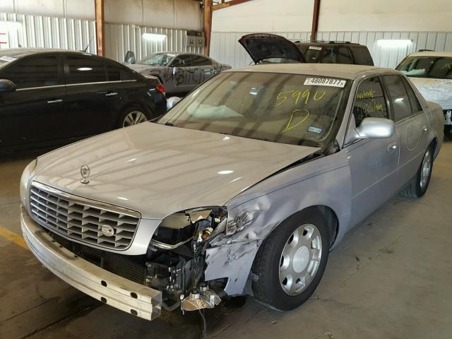 1G6KD54Y85U265990 - 2005 CADILLAC DEVILLE SILVER photo 2