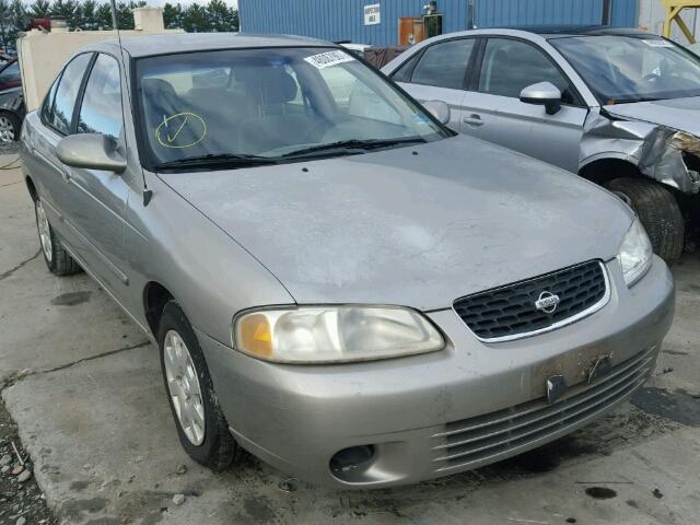 3N1CB51D61L437689 - 2001 NISSAN SENTRA XE BEIGE photo 1