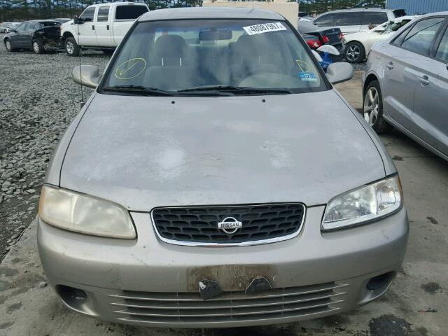 3N1CB51D61L437689 - 2001 NISSAN SENTRA XE BEIGE photo 9