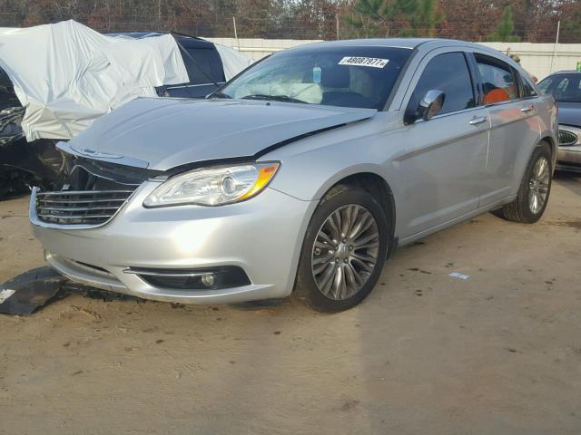 1C3CCBCB1CN197303 - 2012 CHRYSLER 200 LIMITE SILVER photo 2