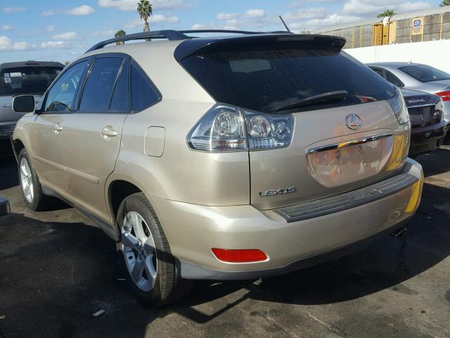 JTJGA31U840010065 - 2004 LEXUS RX 330 GOLD photo 3