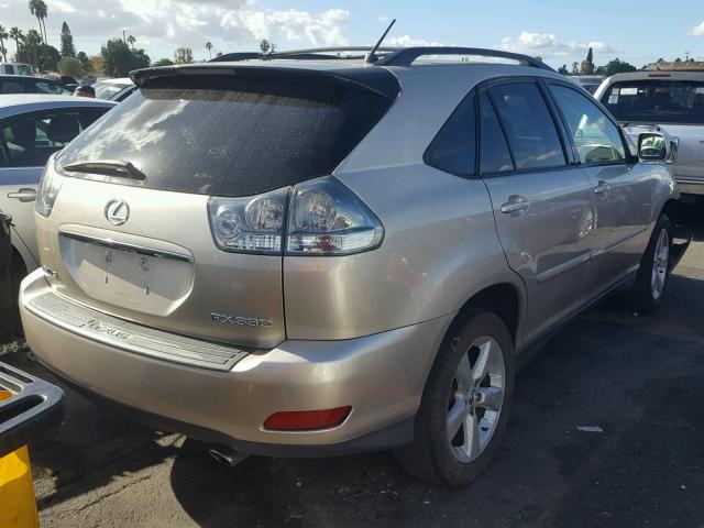 JTJGA31U840010065 - 2004 LEXUS RX 330 GOLD photo 4