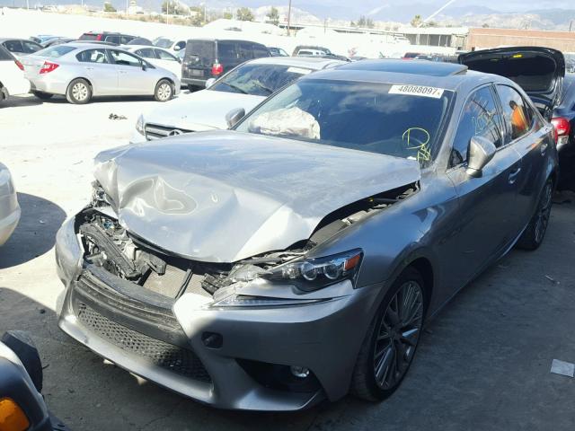 JTHBF1D20F5071878 - 2015 LEXUS IS 250 SILVER photo 2