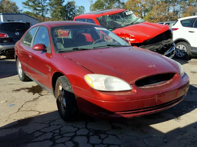 1FAFP55S6YA275025 - 2000 FORD TAURUS SES RED photo 1