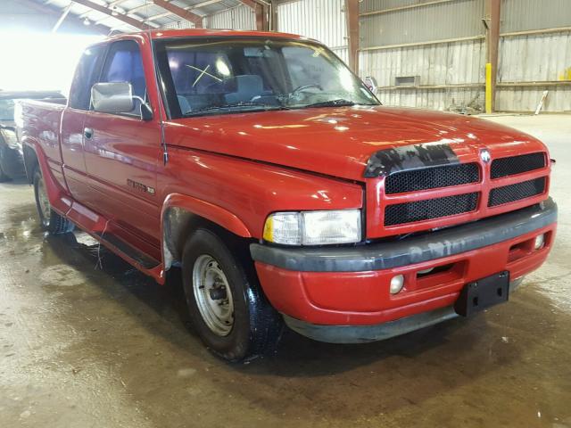 3B7HC13Z3TG199037 - 1996 DODGE RAM 1500 RED photo 1