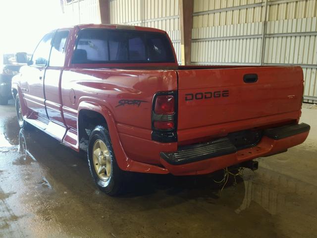 3B7HC13Z3TG199037 - 1996 DODGE RAM 1500 RED photo 3