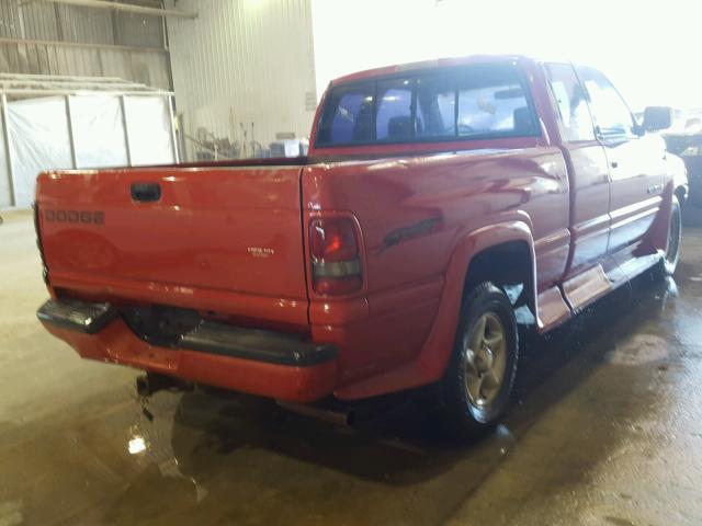 3B7HC13Z3TG199037 - 1996 DODGE RAM 1500 RED photo 4