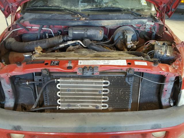 3B7HC13Z3TG199037 - 1996 DODGE RAM 1500 RED photo 7