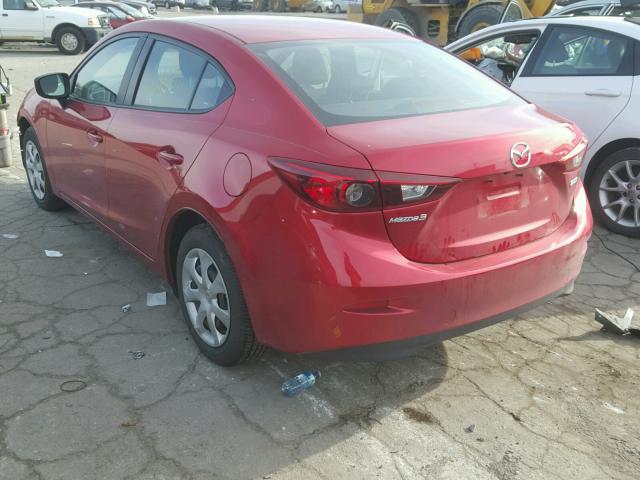 3MZBN1U78HM134798 - 2017 MAZDA 3 SPORT BURGUNDY photo 3