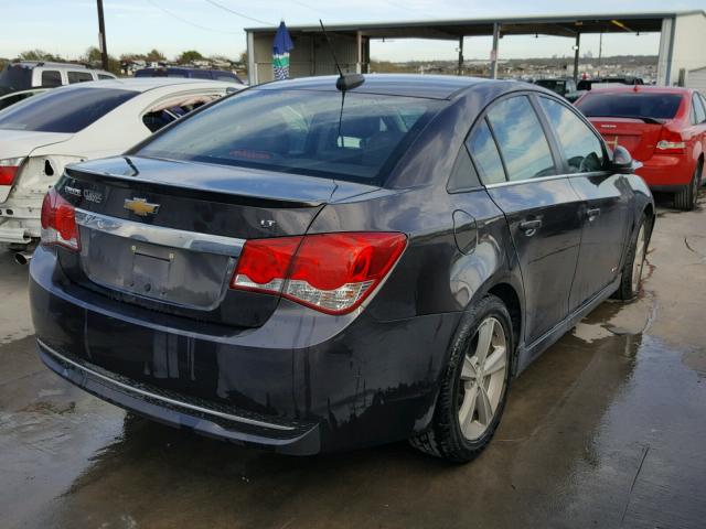 1G1PE5SB8F7223598 - 2015 CHEVROLET CRUZE LT GRAY photo 4