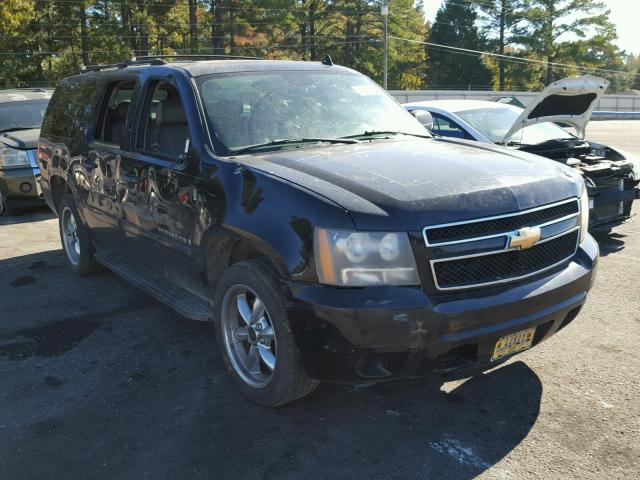 3GNFC16077G167015 - 2007 CHEVROLET SUBURBAN C BLACK photo 1