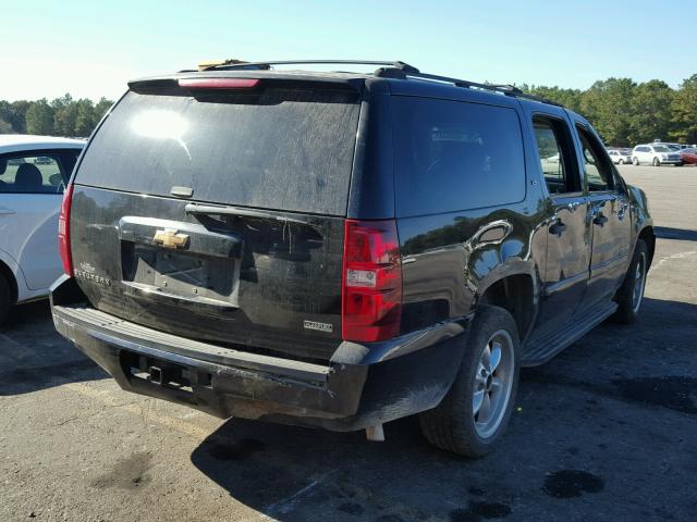 3GNFC16077G167015 - 2007 CHEVROLET SUBURBAN C BLACK photo 4