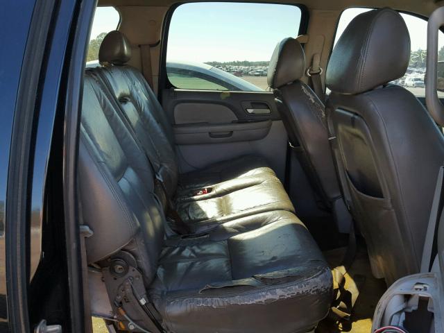 3GNFC16077G167015 - 2007 CHEVROLET SUBURBAN C BLACK photo 6