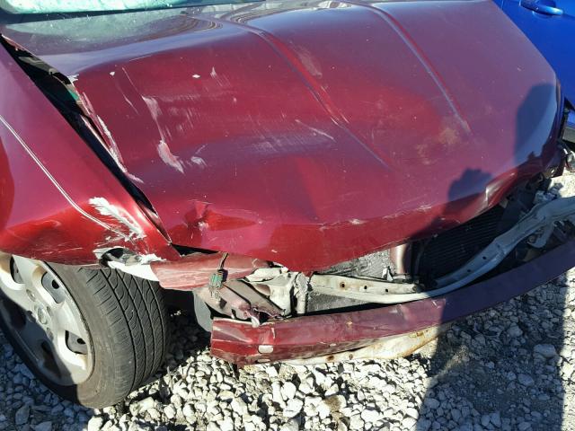 3N1CB51D05L536840 - 2005 NISSAN SENTRA 1.8 RED photo 9