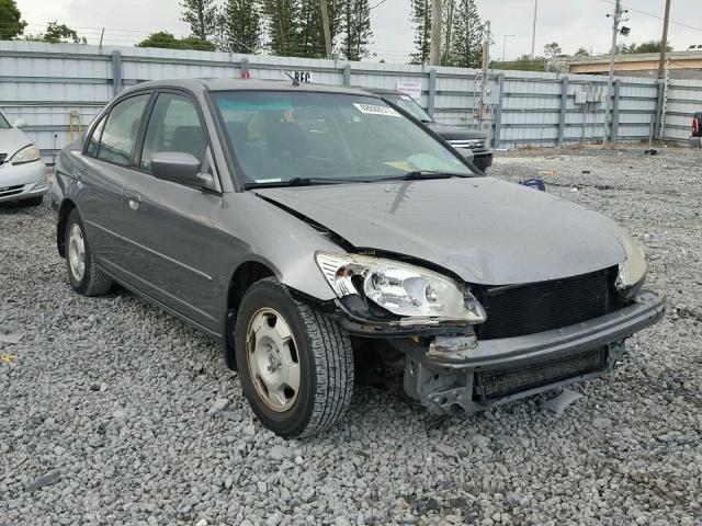 JHMES95605S014119 - 2005 HONDA CIVIC HYBR SILVER photo 1