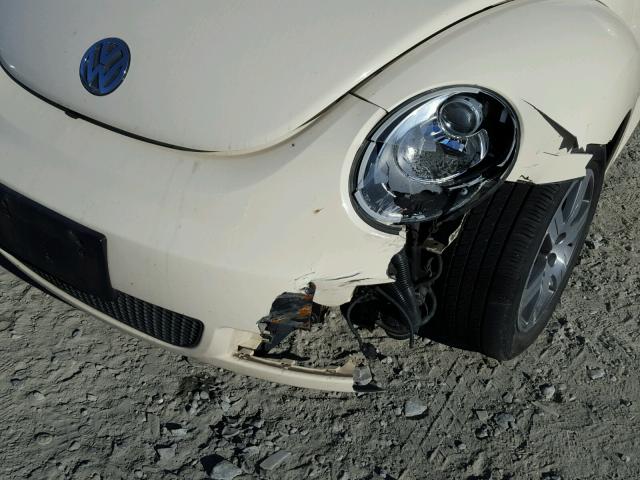 3VWPF31Y96M312775 - 2006 VOLKSWAGEN NEW BEETLE Krem foto 9