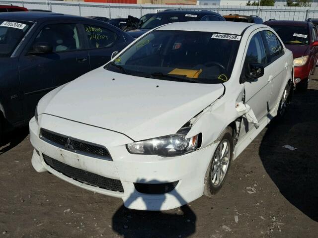 JA32U2FU6BU604441 - 2011 MITSUBISHI LANCER ES/ WHITE photo 2