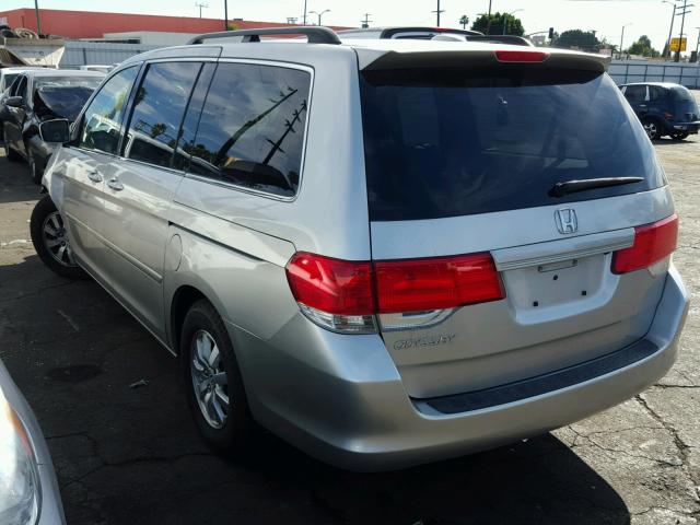 5FNRL38699B026569 - 2009 HONDA ODYSSEY EX SILVER photo 3