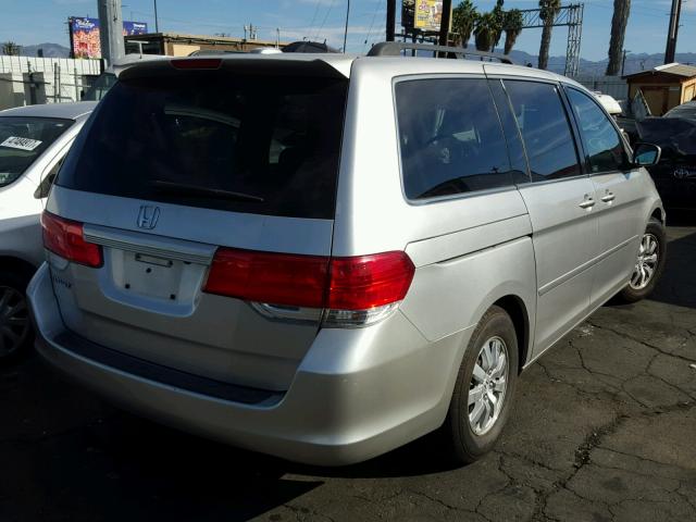 5FNRL38699B026569 - 2009 HONDA ODYSSEY EX SILVER photo 4