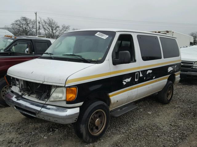 1FBNE31L16DB31784 - 2006 FORD ECONOLINE WHITE photo 2