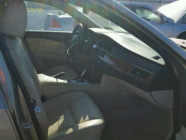 WBANV13598CZ55844 - 2008 BMW 528 XI GOLD photo 5