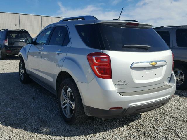 2GNALDEK2H1594711 - 2017 CHEVROLET EQUINOX PR SILVER photo 3