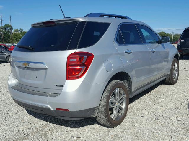 2GNALDEK2H1594711 - 2017 CHEVROLET EQUINOX PR SILVER photo 4