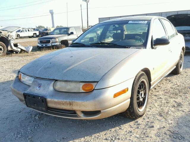 1G8ZK52782Z290375 - 2002 SATURN SL2 BEIGE photo 2