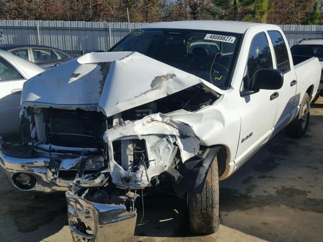 1D7HA18N58J185860 - 2008 DODGE RAM 1500 S WHITE photo 2