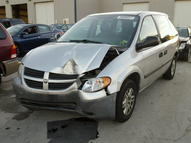 1D4GP25BX7B182601 - 2007 DODGE CARAVAN SE SILVER photo 2