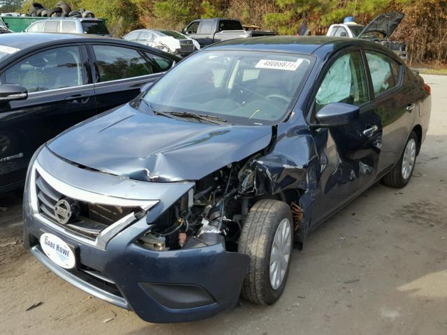 3N1CN7AP8GL890900 - 2016 NISSAN VERSA S BLUE photo 2