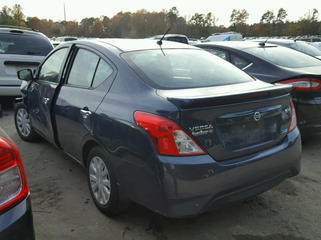 3N1CN7AP8GL890900 - 2016 NISSAN VERSA S BLUE photo 3