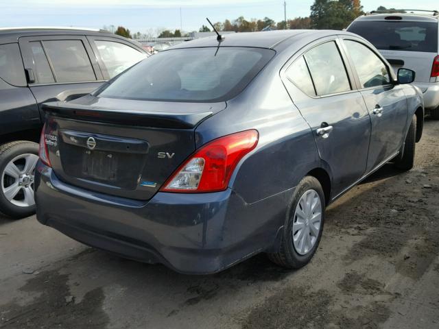 3N1CN7AP8GL890900 - 2016 NISSAN VERSA S BLUE photo 4