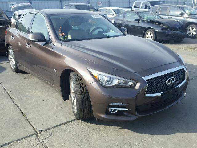 JN1EV7AP5GM301557 - 2016 INFINITI Q50 PREMIU BROWN photo 1