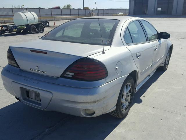 1G2NG52E84C129829 - 2004 PONTIAC GRAND AM S BLACK photo 4