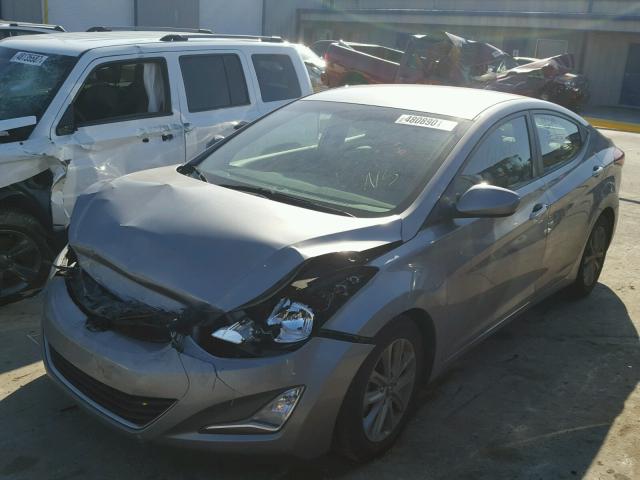 KMHDH4AE5EU117659 - 2014 HYUNDAI ELANTRA SE SILVER photo 2