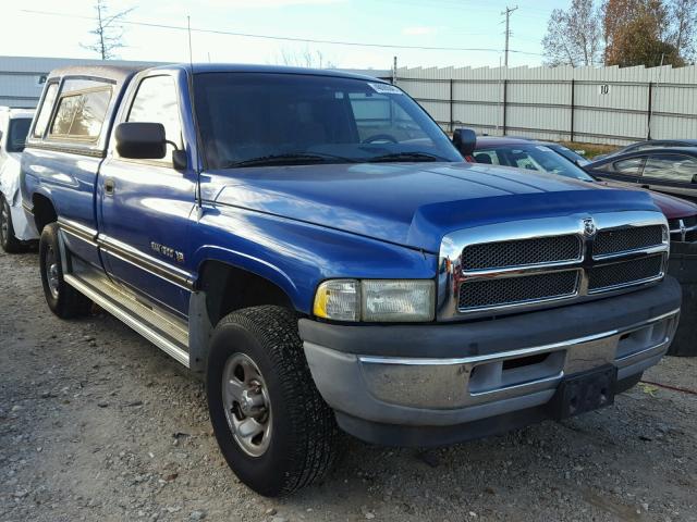 1B7HF16Y2SS161980 - 1995 DODGE RAM 1500 BLUE photo 1