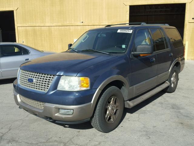 1FMFU18L43LC39746 - 2003 FORD EXPEDITION BLUE photo 2