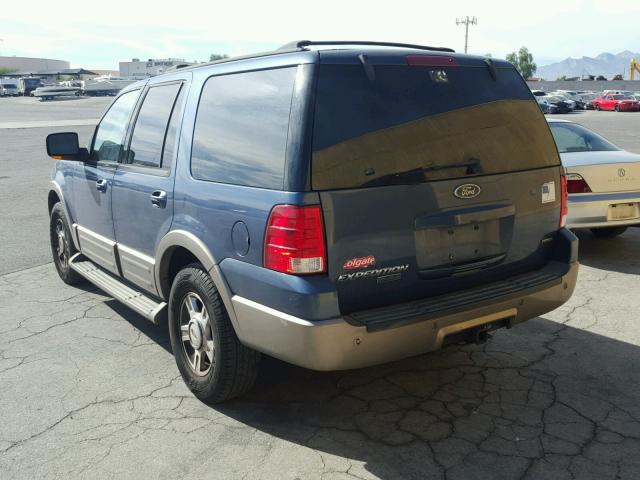 1FMFU18L43LC39746 - 2003 FORD EXPEDITION BLUE photo 3