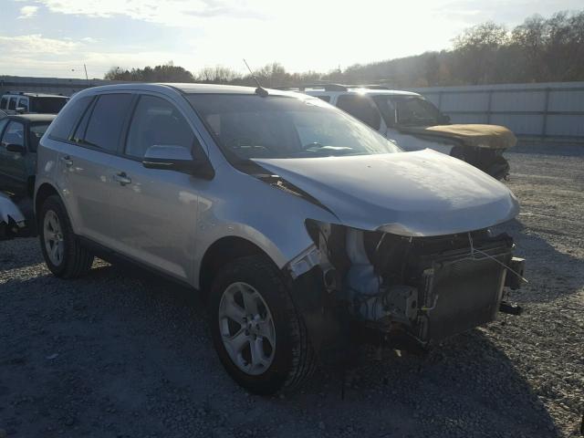 2FMDK3JC1DBC40535 - 2013 FORD EDGE SEL SILVER photo 1