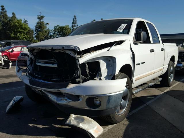 1D7HA18287S132827 - 2007 DODGE RAM 1500 S WHITE photo 2