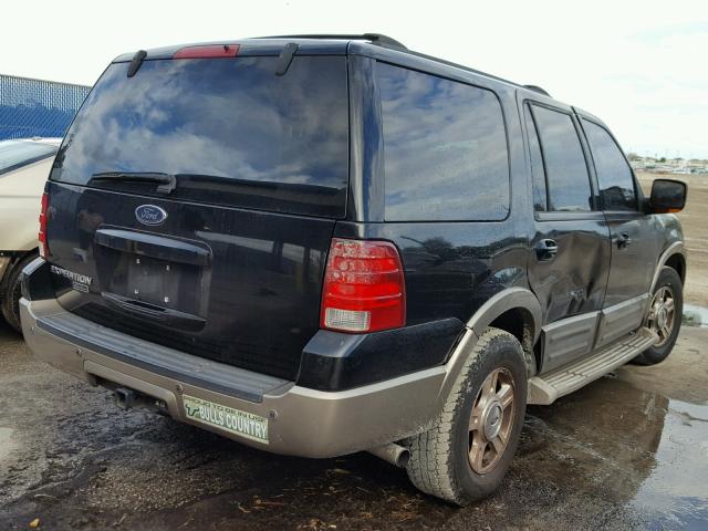 1FMRU17W84LA78943 - 2004 FORD EXPEDITION BLACK photo 4