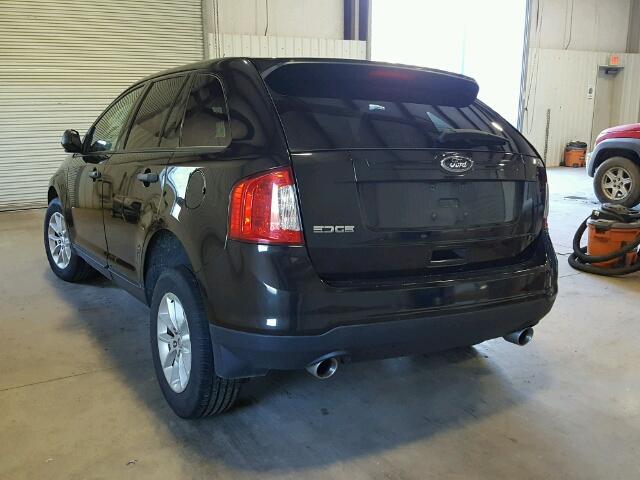 2FMDK3GC3EBA58716 - 2014 FORD EDGE SE BLACK photo 3