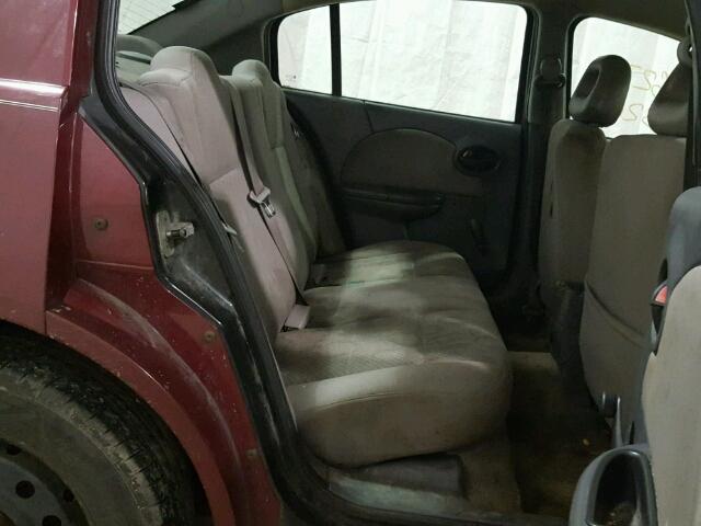 1G8AJ52F35Z130108 - 2005 SATURN ION LEVEL MAROON photo 6