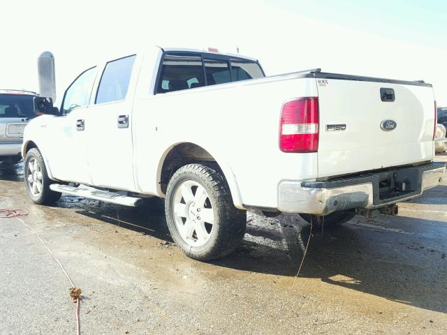 1FTPW12V38FC21046 - 2008 FORD F150 SUPER WHITE photo 3