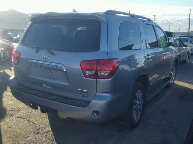 5TDJW5G18HS149070 - 2017 TOYOTA SEQUOIA LI SILVER photo 4