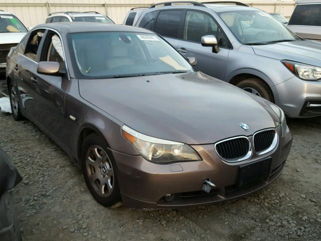 WBANA53554B175410 - 2004 BMW 525 I BROWN photo 1