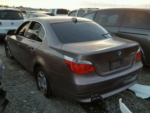 WBANA53554B175410 - 2004 BMW 525 I BROWN photo 3