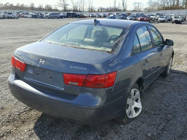 5NPET4AC3AH645808 - 2010 HYUNDAI SONATA GLS BLUE photo 4