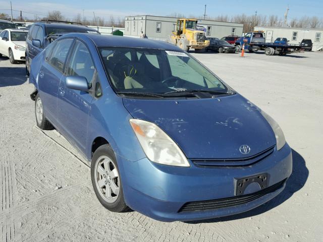 JTDKB22UX40064941 - 2004 TOYOTA PRIUS BLUE photo 1